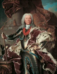 Portræt af fyrst Joseph Wenzel I af Liechtenstein (1696-1772)