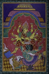 Durga dræber en dæmon