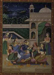 Mughal-paladsets aften