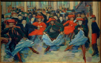 Dansebillede VIII (Can-Can-dansere på Bullier)