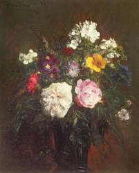 Roser og Phlox, 1862