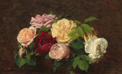 Roses de Nice på et bord