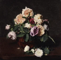 Vase med blomster, 1876