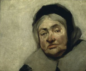 MI PORTERA DE LA RUE CORTOT - 1892 - OLIE / LÆRD - 32X38 CM