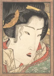 Afvist Geisha fra Passions Cooled by Springtime Snow, 1824.