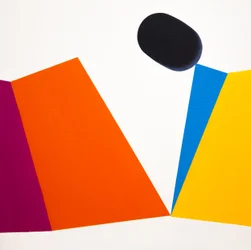 Geometriske farveblokke