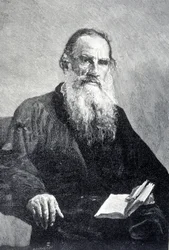 Portræt af Leon Tolstoi, 20. århundrede (kobberstik)