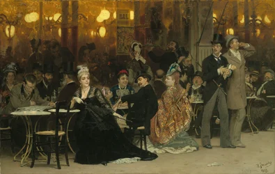 En parisisk café, 1875