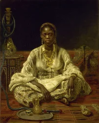 Sort kvinde, 1875-1876