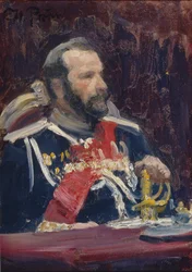 Portræt af general Alexei Nikolayevich Kuropatkin 1848-1925, ca. 1901-1902