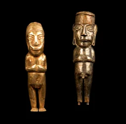 Nøgne figurer / Inka-kunst (metal)