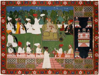 Ajit Singh 16781724, Maharajaen fra Jodhpur, midten af det 18. århundrede.