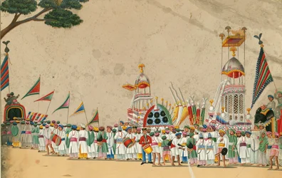 Festoptog, ca. 1800