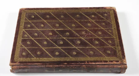 Album med Mughal-dynastisk genealogi, 1855 (læder med gulddetalje)