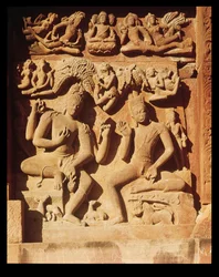 Relief fra Vishnu-templet, ca. 500 e.Kr