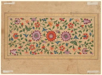 Rullende blomsterranker, 1755