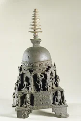 Stupa, Pala, Nalanda, Bihar (bronze)