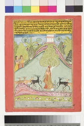 Todi Ragini, ca. 1700 (ugennemsigtigt wc & guld på papir)