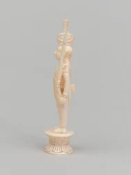 Hvid bonde, skakbrik, Indien, 1820 ca