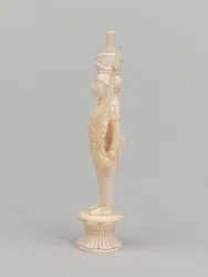 Hvid bonde, skakbrik, Indien, 1820 ca