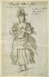 Camilla, ca. 1609 (pen og blæk på papir)