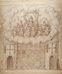 The Release of the Daughters of the Morn, ca. 1611 (pen og blæk på papir)