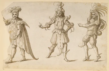 Tre Fays, ca.1611 (pen og blæk på papir)