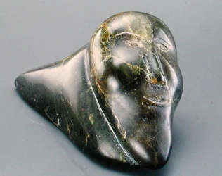 Smilende mand, fra Cape Dorset (fedtsten)