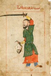 Stjernebilledet Perseus fra bogen med faste stjerner af Al-Sufi