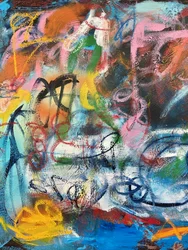 Farverig abstrakt energi