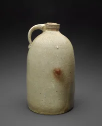 Kande, c. 1869-1873 (saltglaseret stentøj, kork)