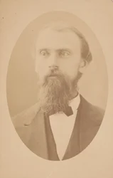 Portræt af Gustavus Detlef Hinrichs 1836-1923, 1872.