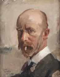 Selvportræt med cigaret, 1909.