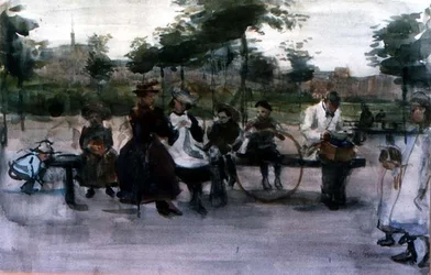 Parkbænken, Amsterdam