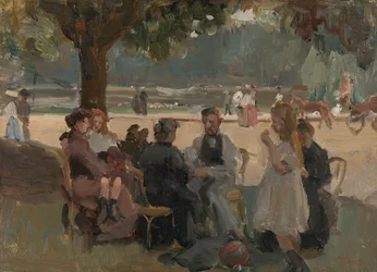 I Bois de Boulogne nær Paris