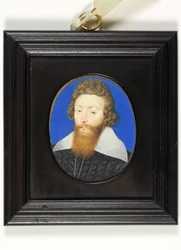 Sir Richard Leveson (Leveson), viceadmiral af England (akvarel på vellum)