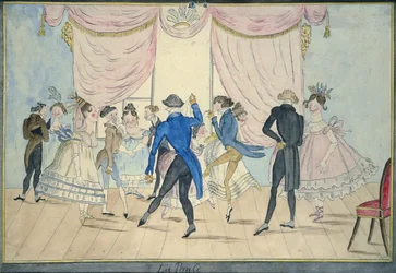 La Poule, ca. 1820 (pen & blæk og wc på papir)