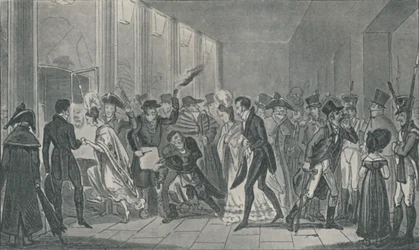 Efter Operaen, 1821, 1920. Kunstnere: Isaac Robert Cruikshank, George Cruikshank.