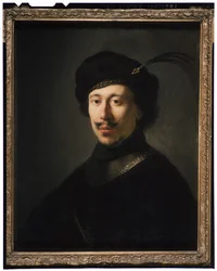 Ung mand i en kløft og pelshue, c.1630