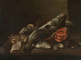 Stilleben med fisk