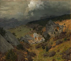 I Krim-bjergene, 1886