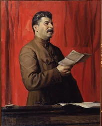 Portræt af Stalin