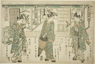 Young Men of Fashion - Et sæt af tre (Wakashu sanpukutsui)