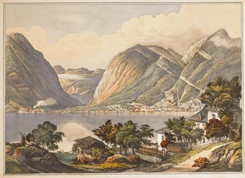Hallstatt gravplads, en samling af akvareller fra det 19. århundrede (akvarel)