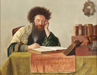 En rabbiner læser Talmud