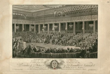 Natten til den 4. august 1789 i Nationalforsamlingen, 1790.