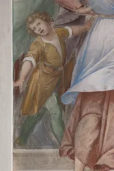 Detalje fra Jesu fremstilling i templet, 1623-34