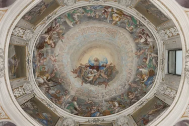 Paradis med den evige Fader, ca. 1623-34 (fresco) (detalje af 3496185)