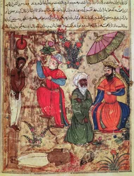 Fol.100 The Sultan Showing Justice, fra 
