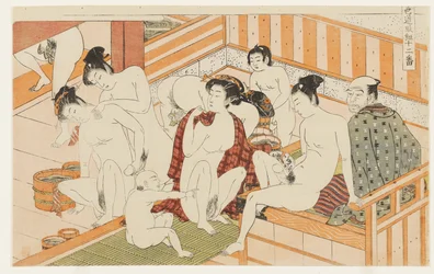 Badehus, nr. 12 fra Tolv møder på kærlighedens vej (Shikidō torikumi jūniban)